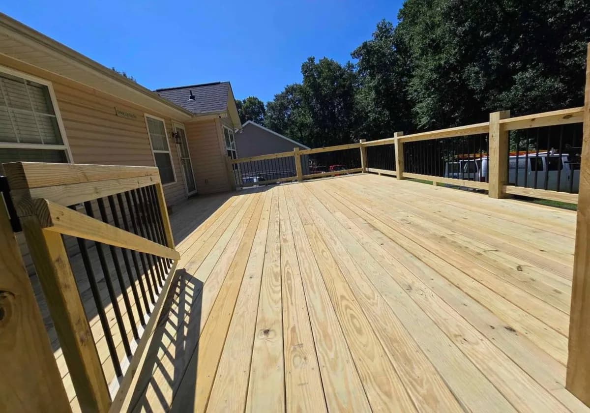 Deck Building project example 5 by Stateside Fence and Deck