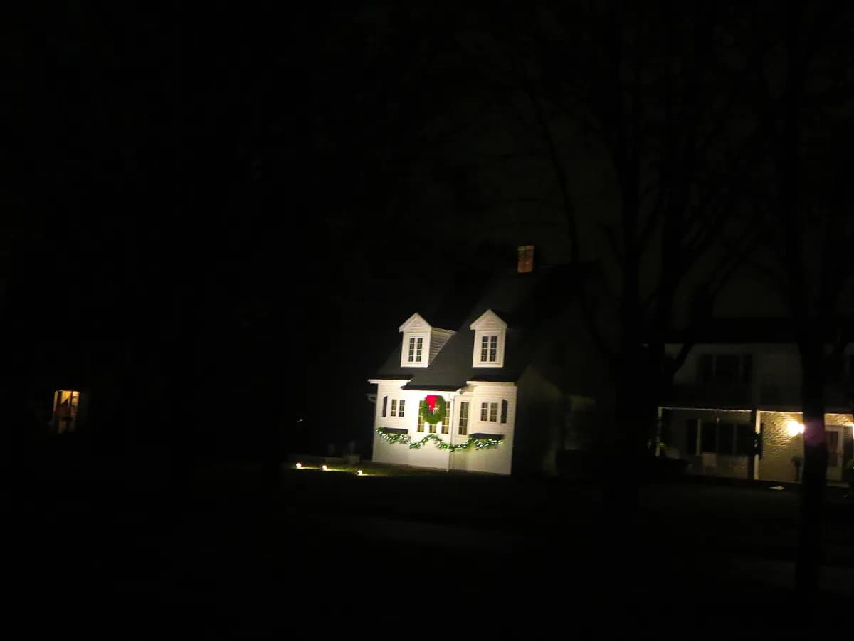 Holiday Lights Installation project example 4 by Stateside Fence and Deck