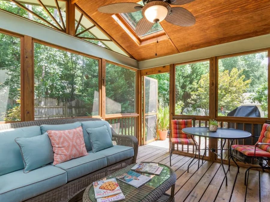 Porch Screen Installation project example 4 by Stateside Fence and Deck