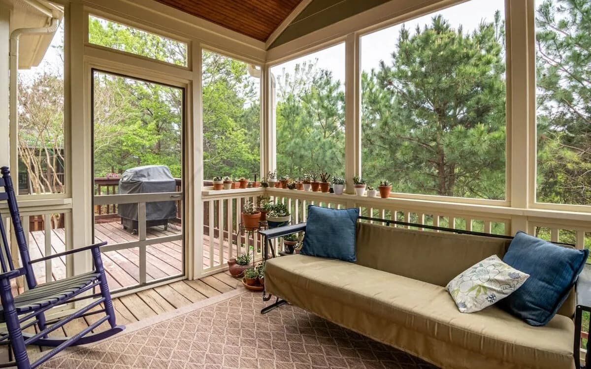 Porch Screen Installation service by Stateside Fence and Deck in Greenville SC