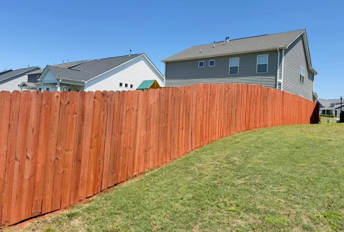 Staining & Wood Protection project example 10 by Stateside Fence and Deck