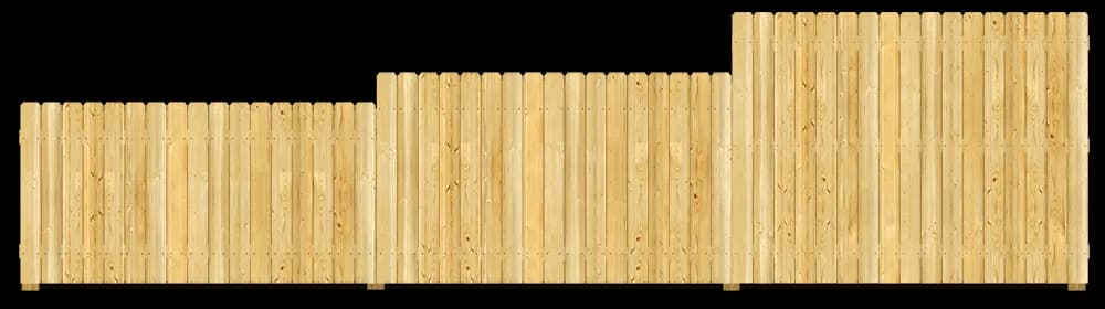 Wood fence height options from low picket to tall privacy panel for Upstate South Carolina homes