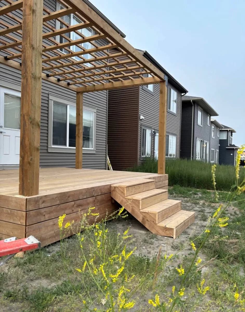 Deck & Pergola Combo completed in Campobello, SC by Stateside Fence and Deck