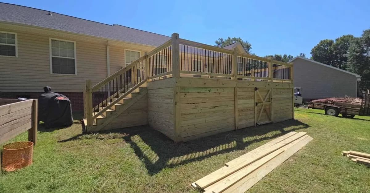 Fence & Deck Building project example 5 by Stateside Fence and Deck
