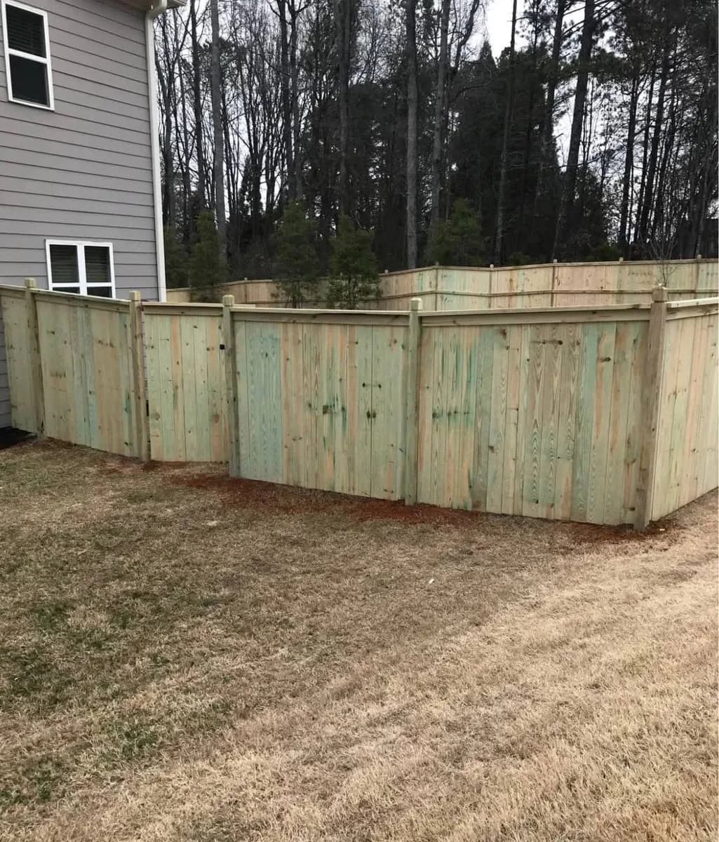 Fence Installation project example 7 by Stateside Fence and Deck