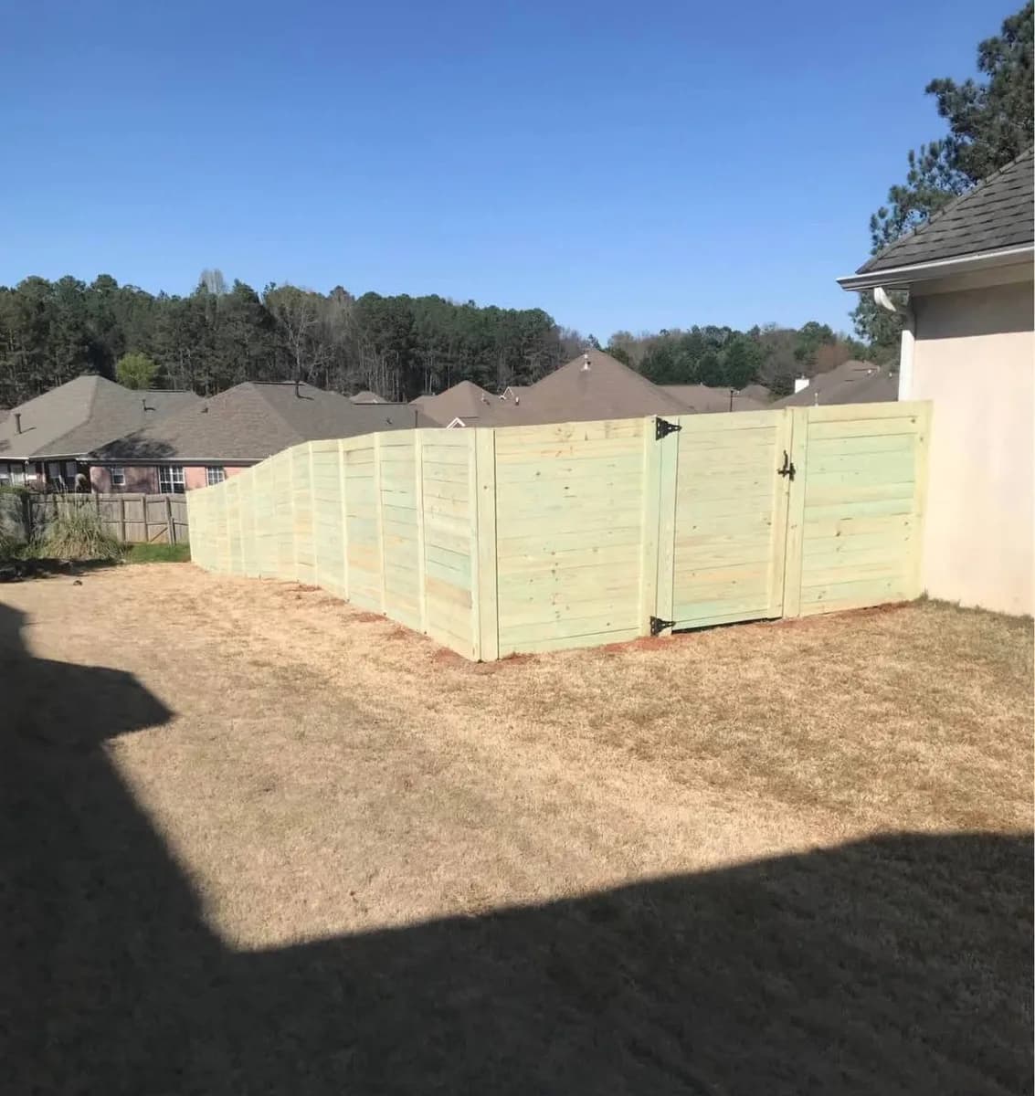 Fence Installation project example 8 by Stateside Fence and Deck