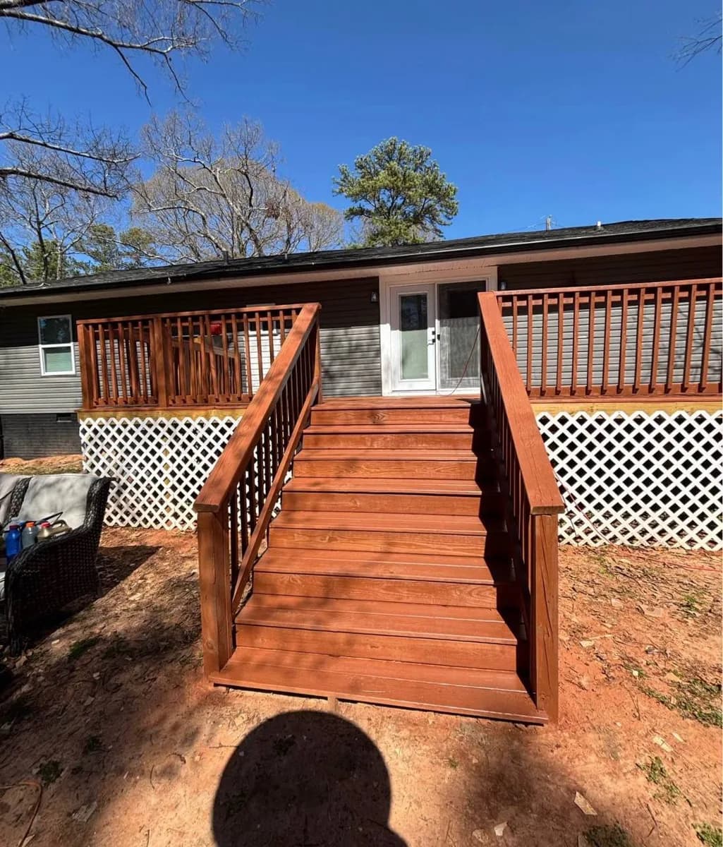 Staining & Wood Protection project example 5 by Stateside Fence and Deck